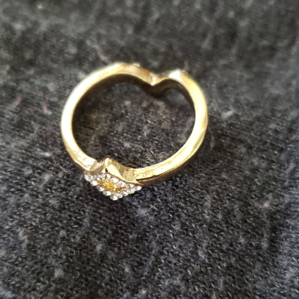Gold tone ring